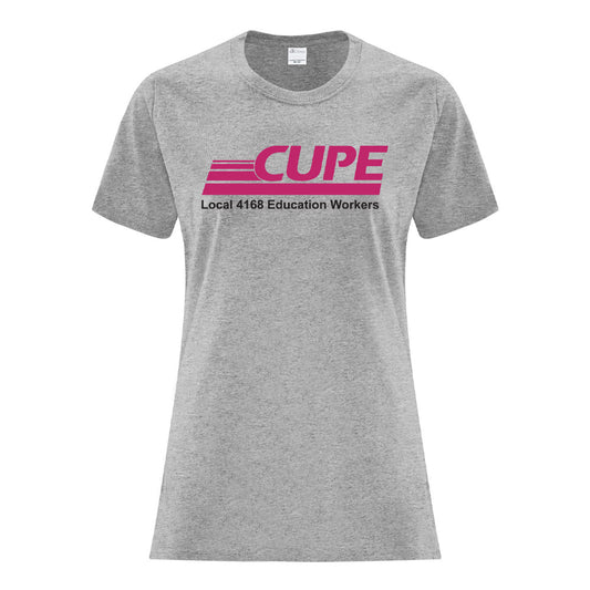 CUPE 4168 Ladies' Cotton T-Shirt