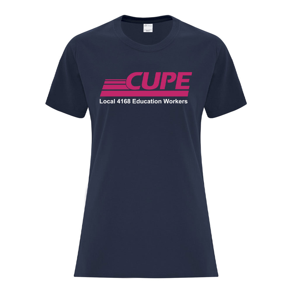 CUPE 4168 Ladies' Cotton T-Shirt