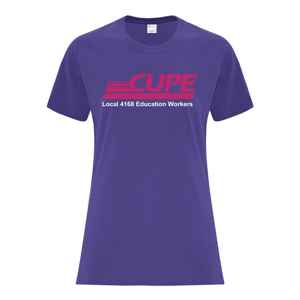 CUPE 4168 Ladies' Cotton T-Shirt