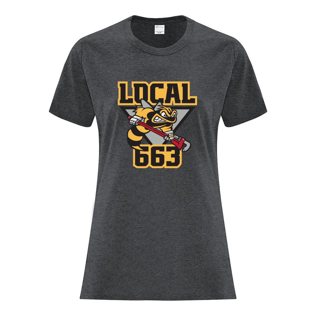 Local 663 Sting Ladies' Cotton T-Shirt