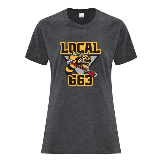Local 663 Sting Ladies' Cotton T-Shirt