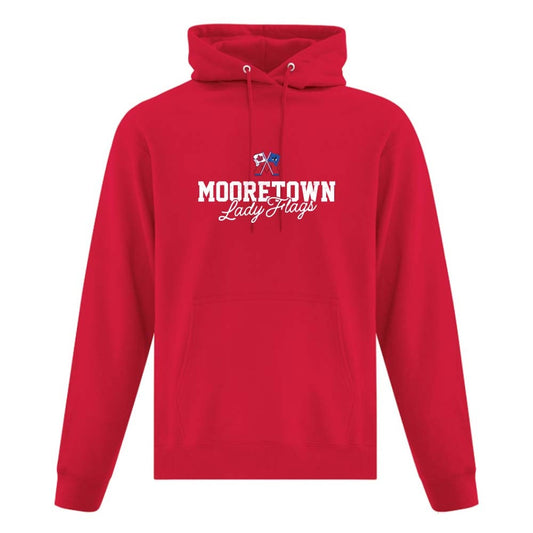 Mooretown Lady Flags Adult Fleece Hooded Sweatshirt