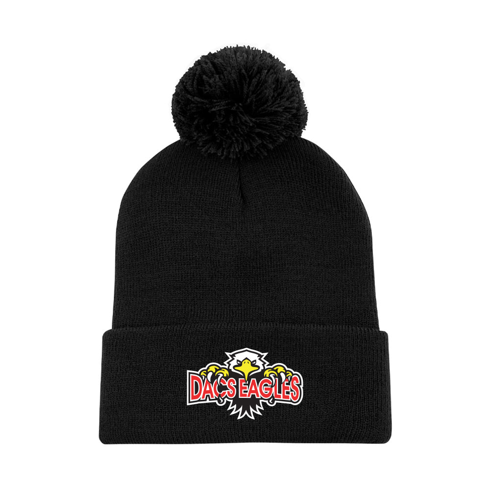 DACS Adult Pom Pom Cuff Toque
