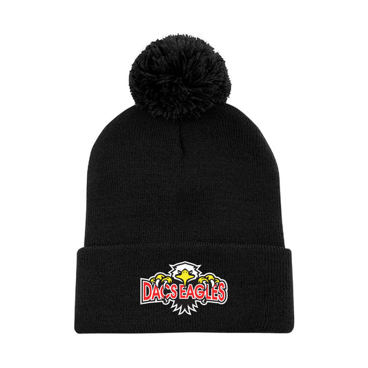 DACS Adult Pom Pom Cuff Toque