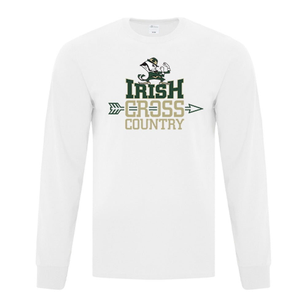 St. Pats XC Adult Everday Cotton Long Sleeve T-Shirt