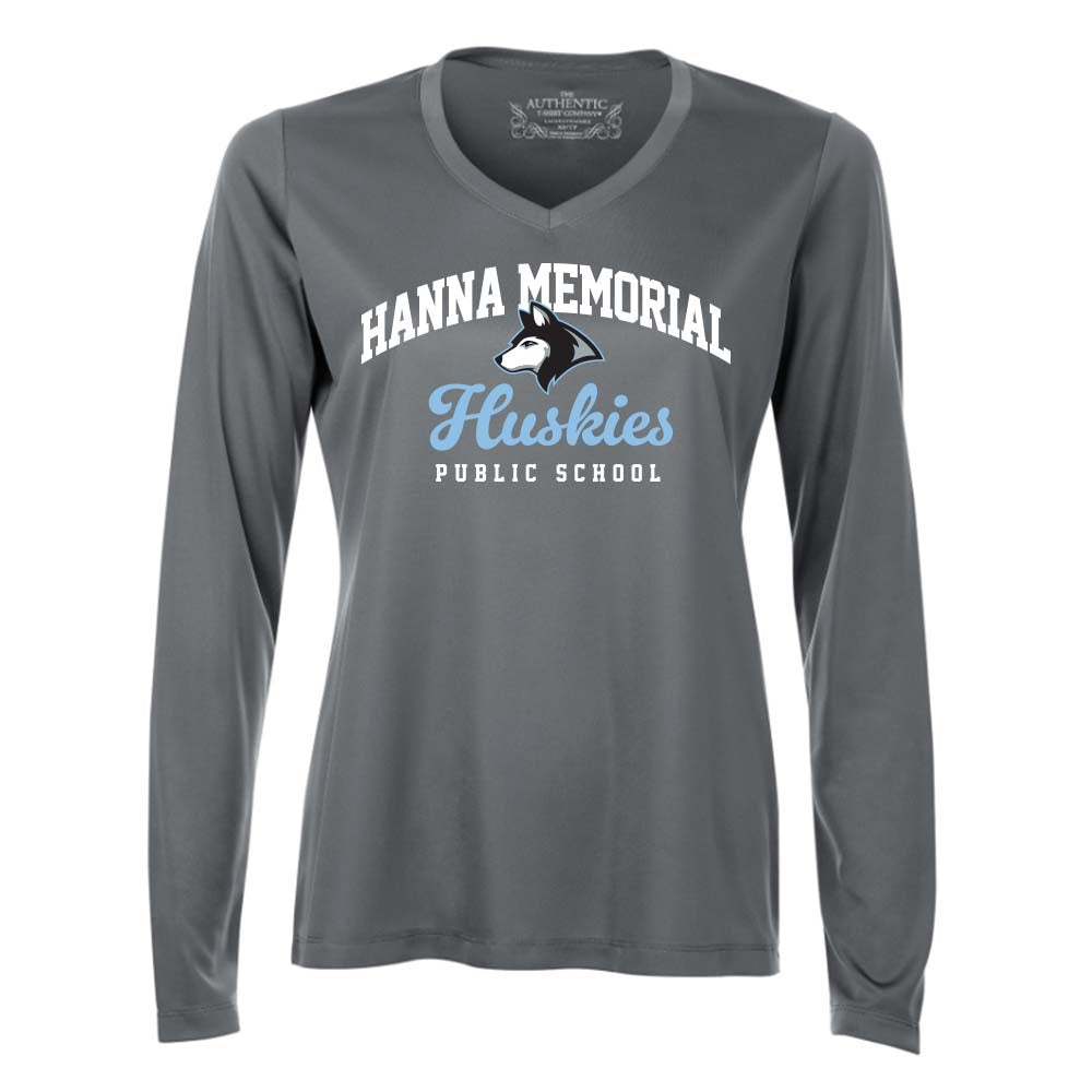 Hanna Memorial Ladies' Pro Team Long Sleeve V-Neck