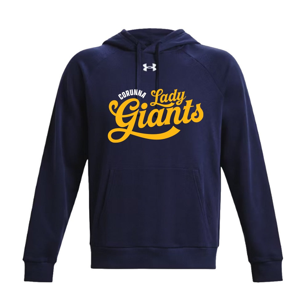 Corunna Lady Giants Adult Twill Under Armour Hoodie
