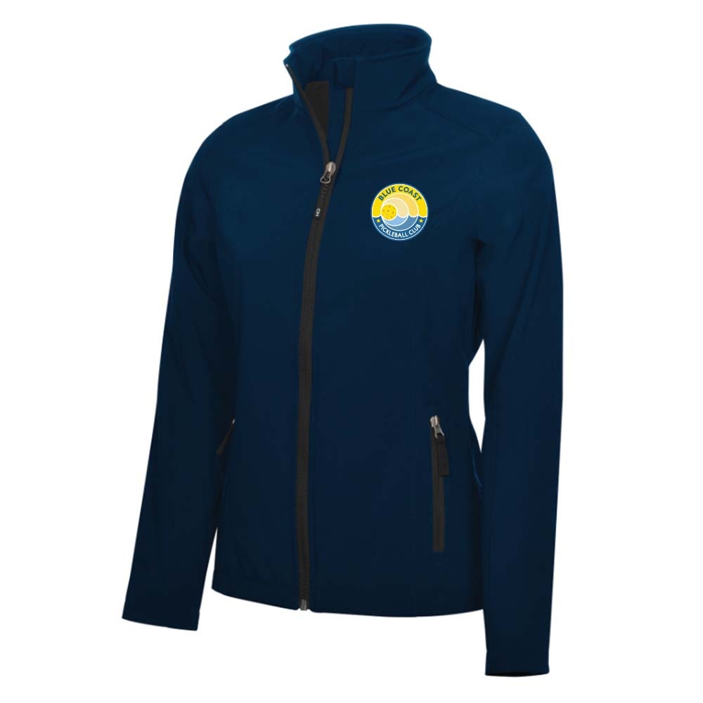 Blue Coast Pickleball Ladies' Water Repellent Soft Shell Jacket