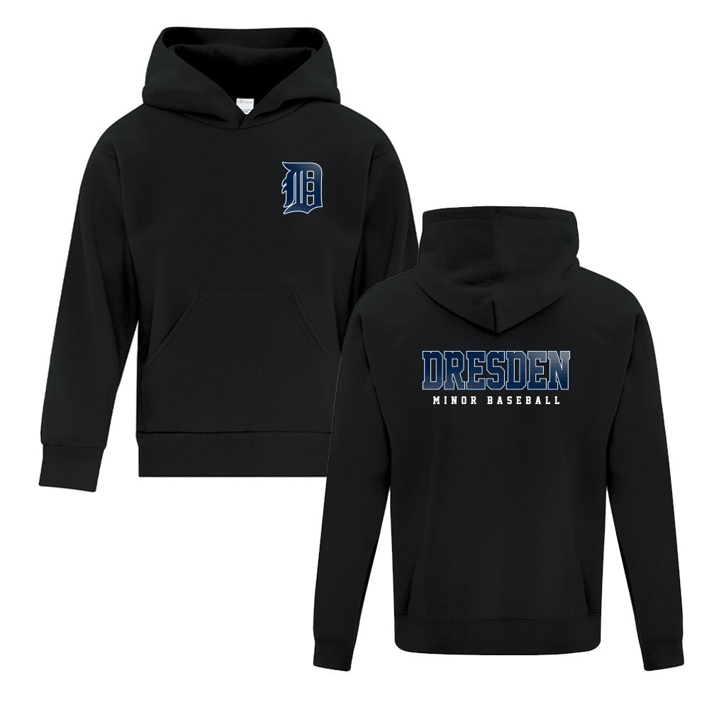 Dresden Minor Baseball Youth Fleece Hooded Sweatshirt
