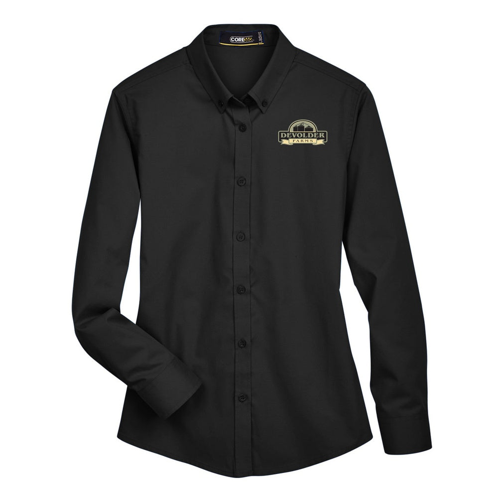 Devolder Farms Ladies' Operate Long-Sleeve Twill Shirt