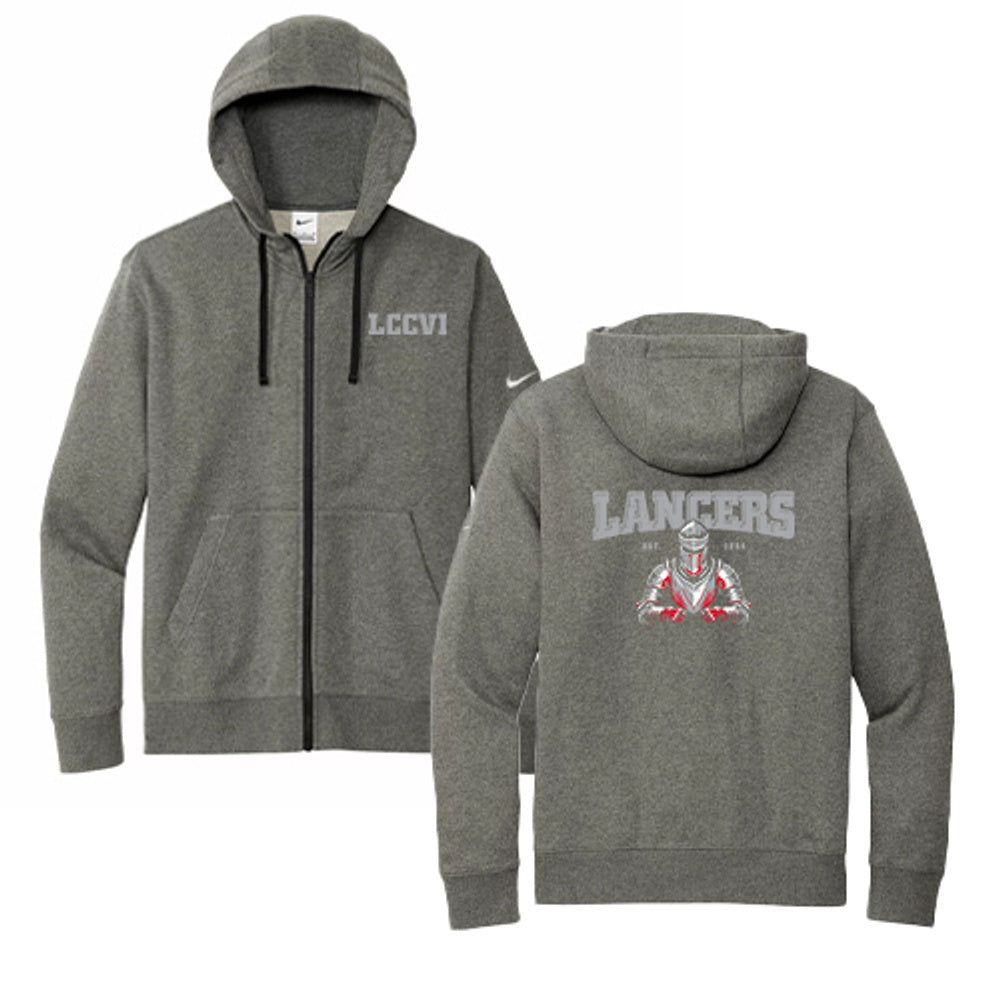LCCVI Adult Nike Fleece Swoosh Full Zip Hoodie