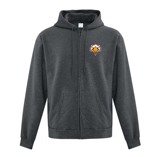 North Lambton Adult Everyday Fleece Full Zip Hooded Sweatshirt
