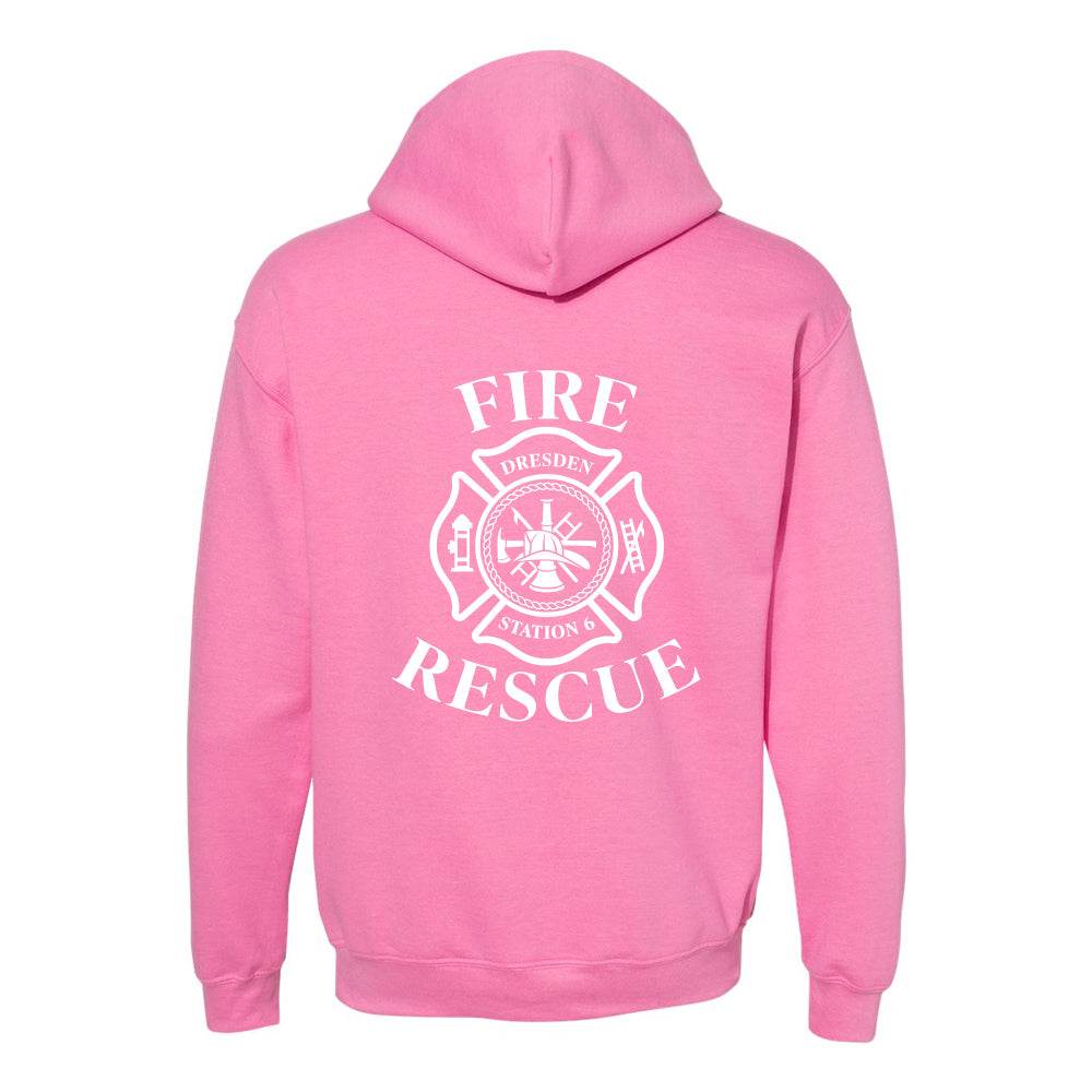 Dresden Fire Department Adult Heavy Blend Hooded Sweatshirt