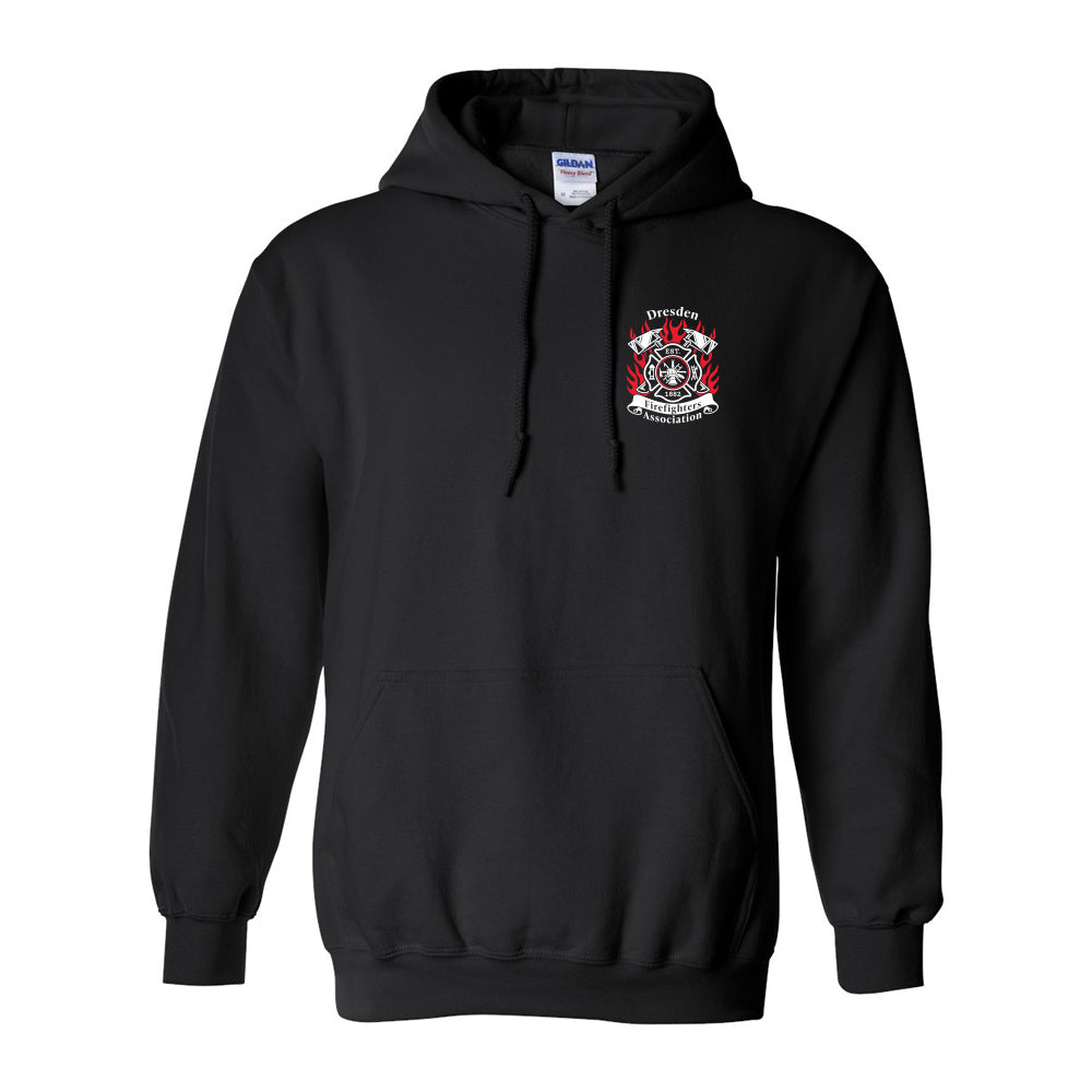 Dresden Fire Department Adult Heavy Blend Hooded Sweatshirt