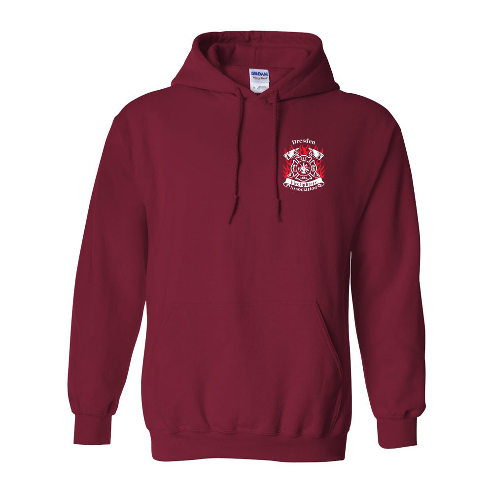 Dresden Fire Department Adult Heavy Blend Hooded Sweatshirt