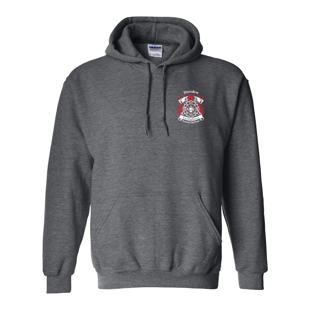 Dresden Fire Department Adult Heavy Blend Hooded Sweatshirt