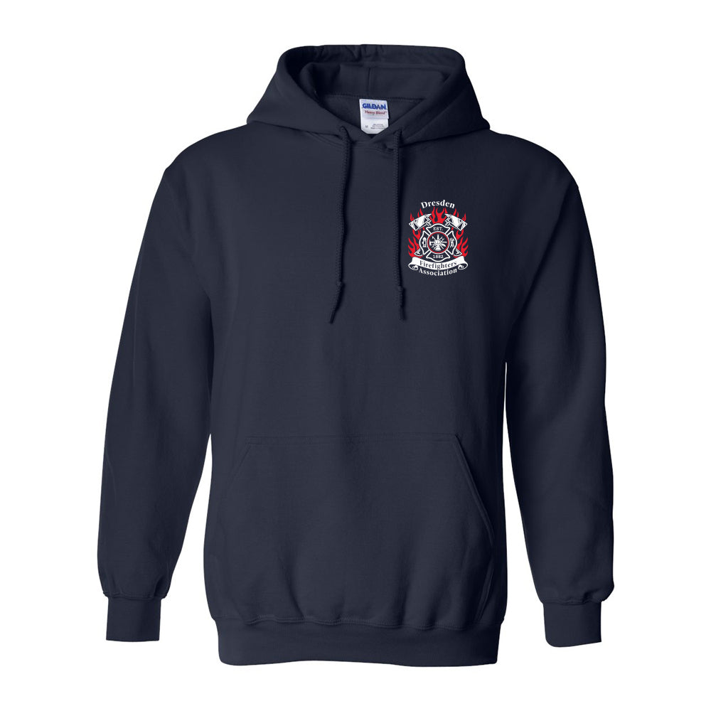 Dresden Fire Department Adult Heavy Blend Hooded Sweatshirt