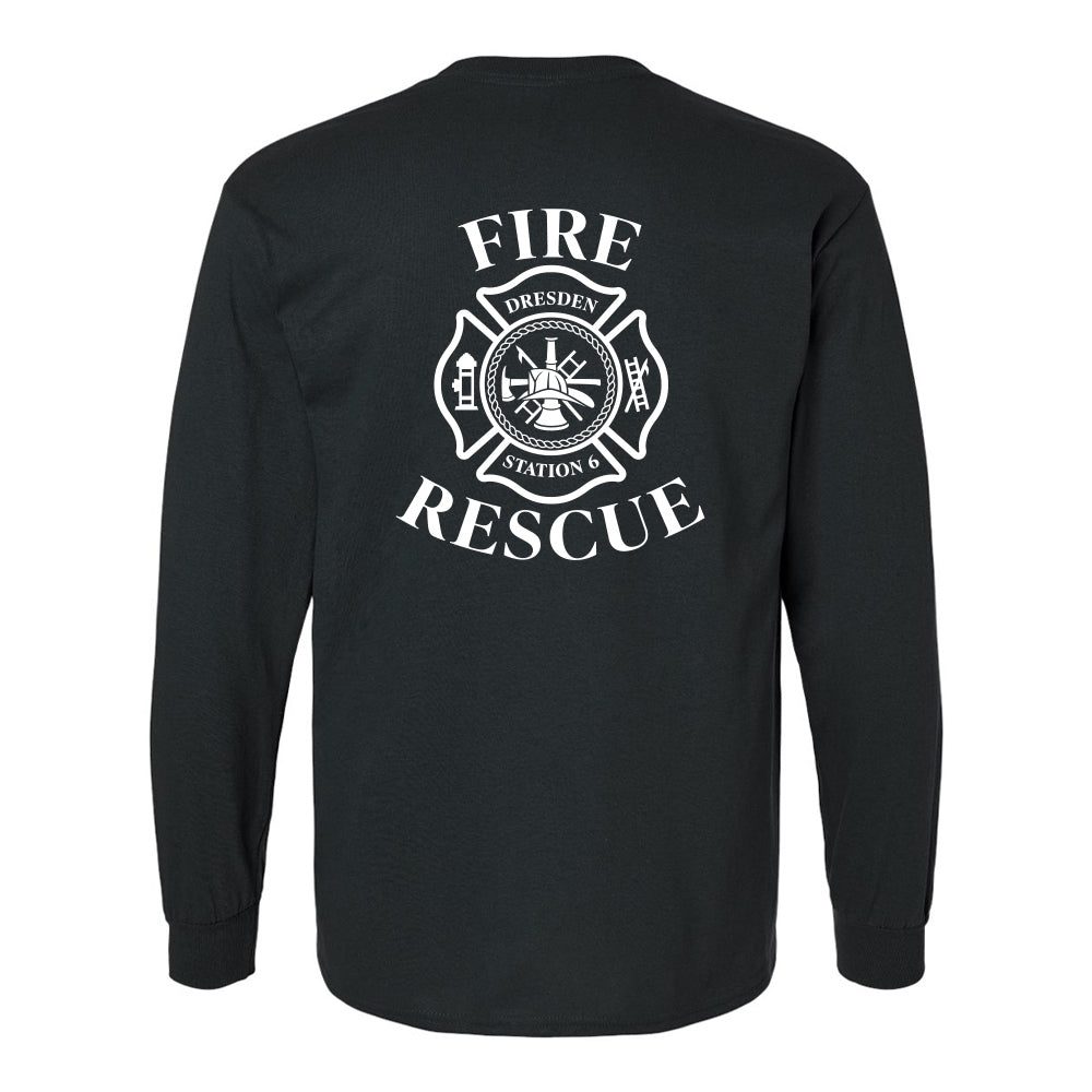 Dresden Fire Department Adult Ultra Cotton Long Sleeve