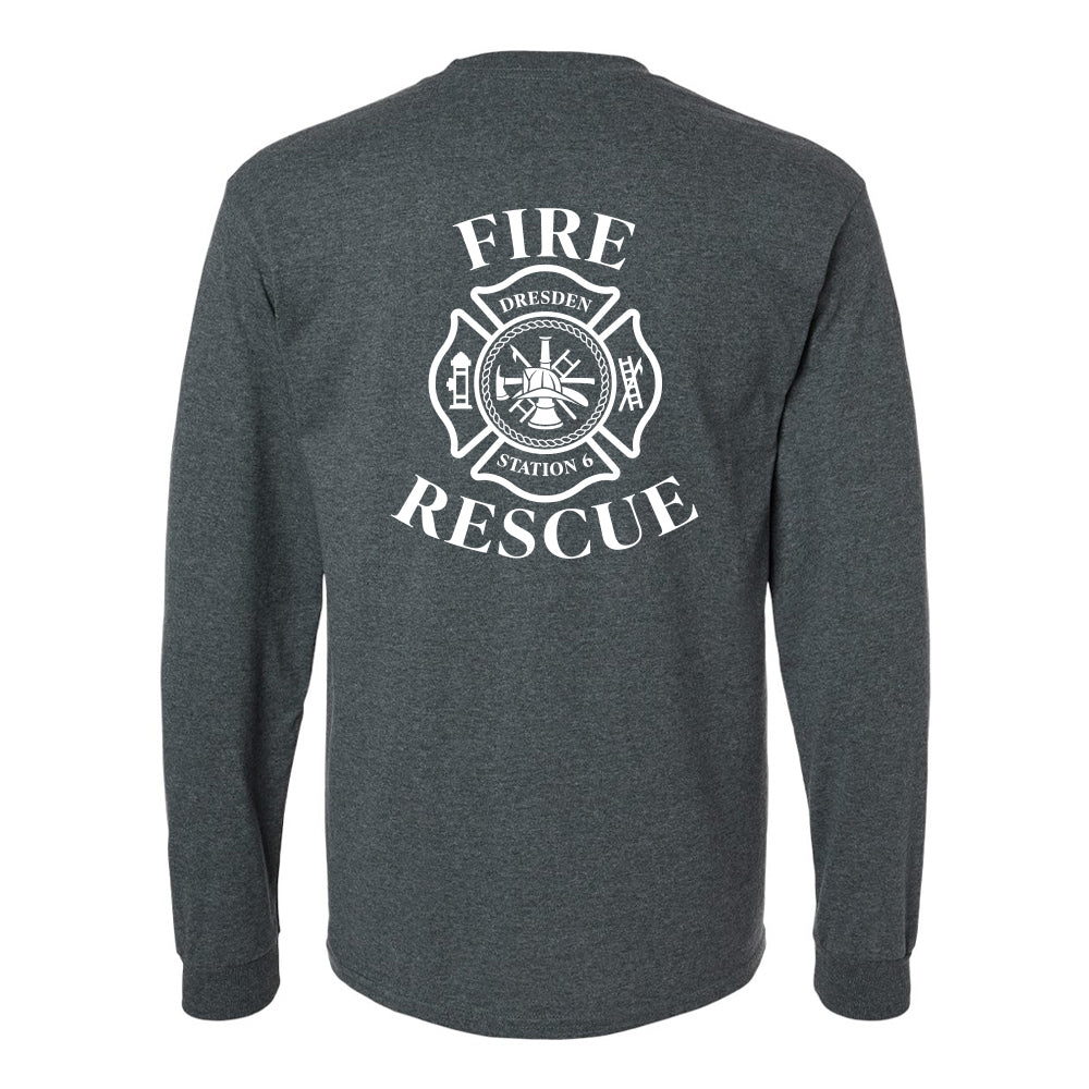 Dresden Fire Department Adult Ultra Cotton Long Sleeve