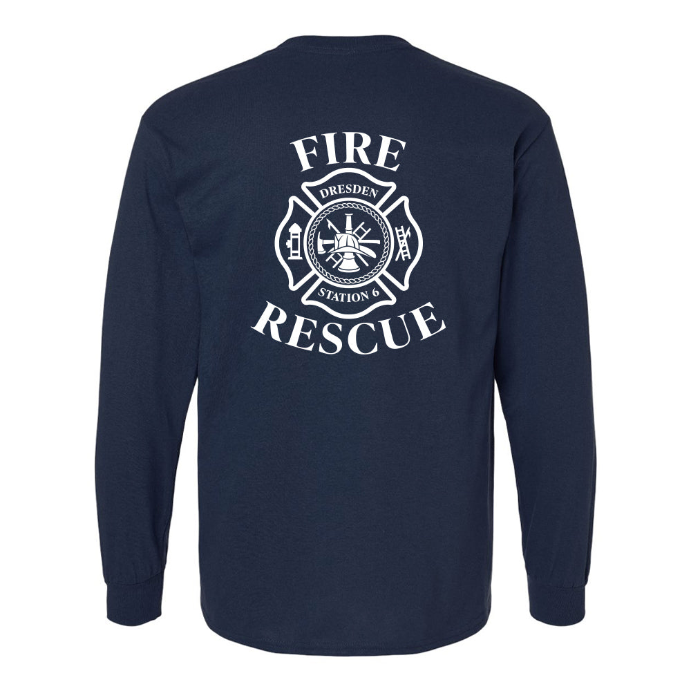 Dresden Fire Department Adult Ultra Cotton Long Sleeve