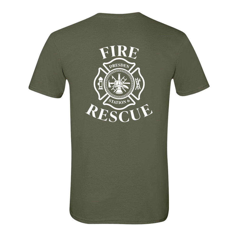 Dresden Fire Department Adult Softstyle T-Shirt