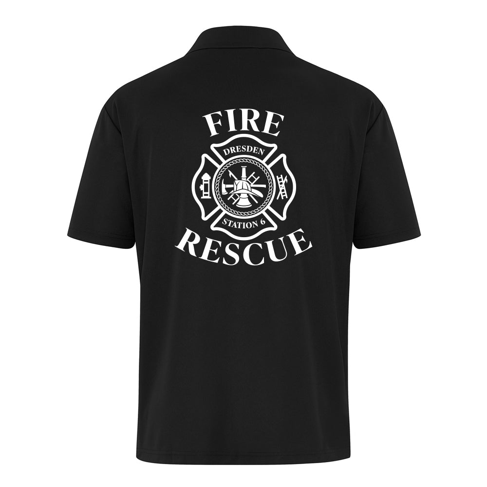 Dresden Fire Department Adult Snag Resistance Polo