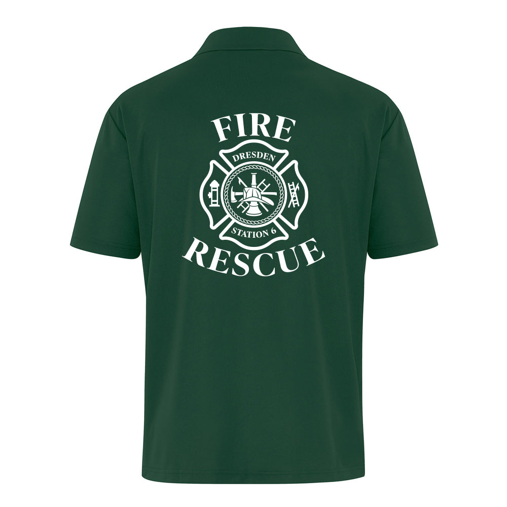Dresden Fire Department Adult Snag Resistance Polo