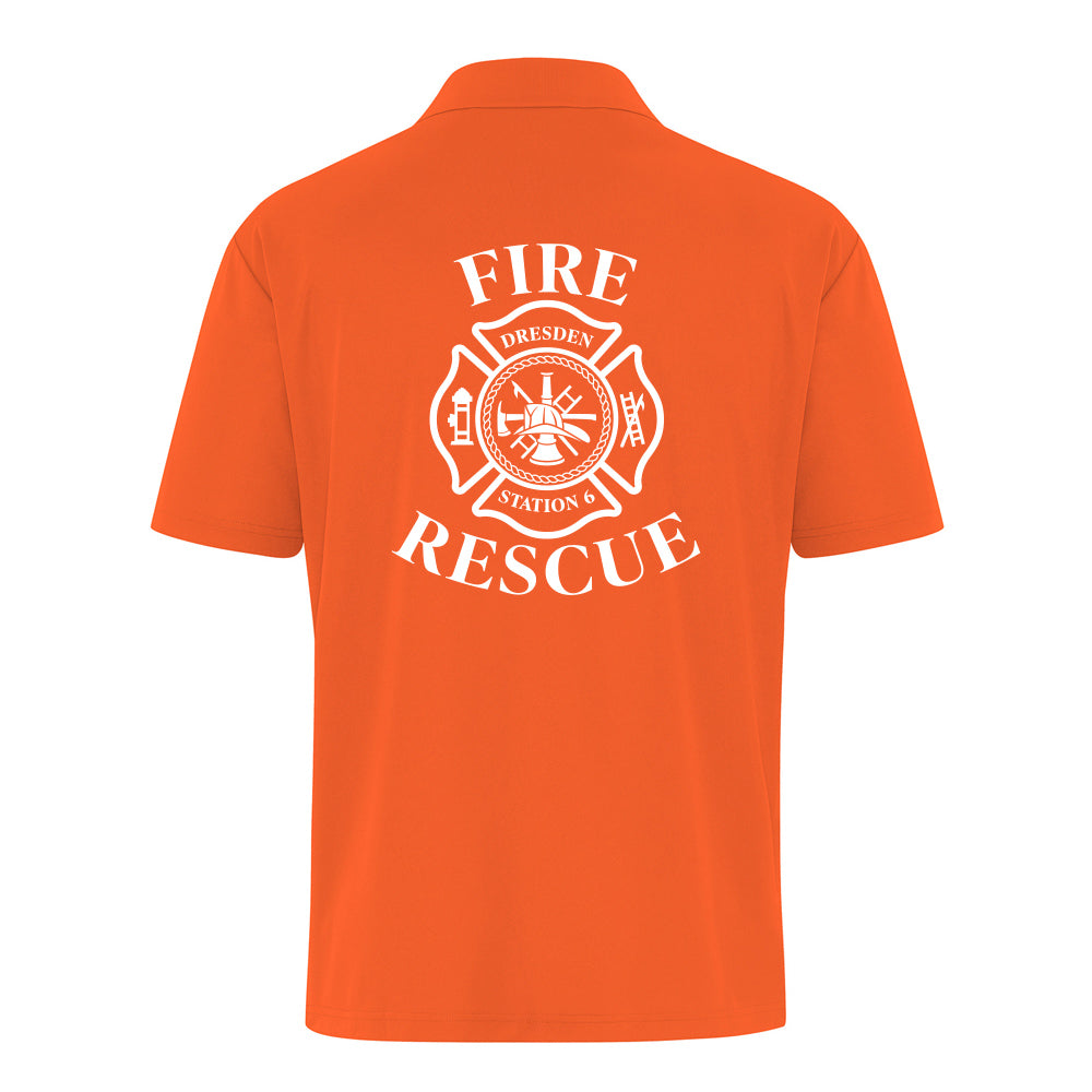 Dresden Fire Department Adult Snag Resistance Polo