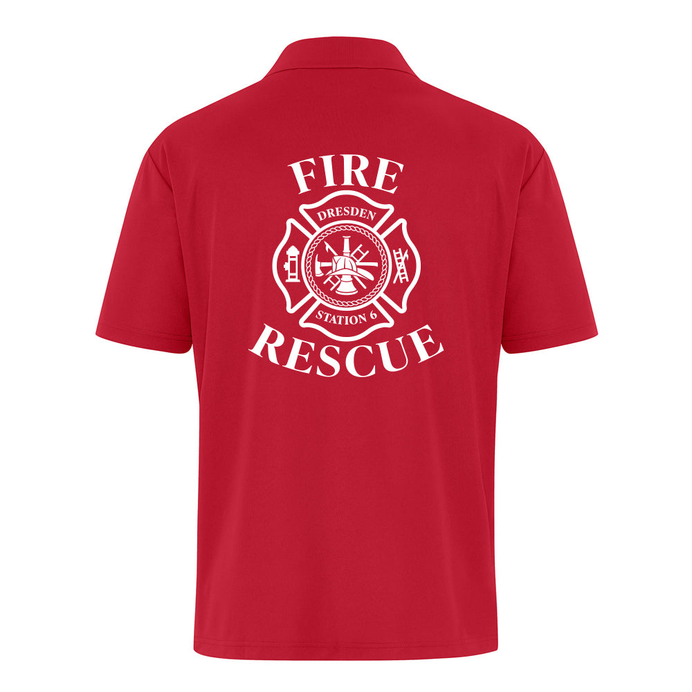 Dresden Fire Department Adult Snag Resistance Polo