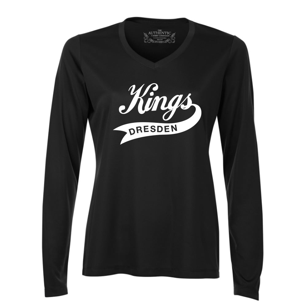 Dresden Jr Kings Ladies' Pro Team Long Sleeve V-Neck