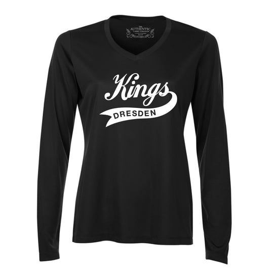 Dresden Jr Kings Ladies' Pro Team Long Sleeve V-Neck