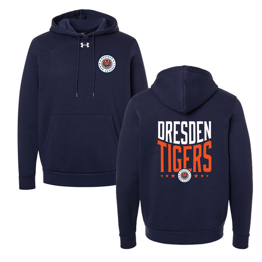 Dresden Minor Baseball Adult Under Armour Fleece Hooded Sweatshirt