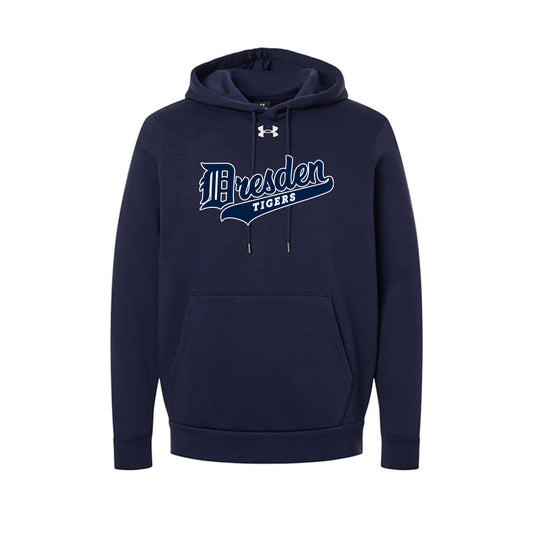 Dresden Minor Baseball Adult Under Armour Fleece Hooded Sweatshirt