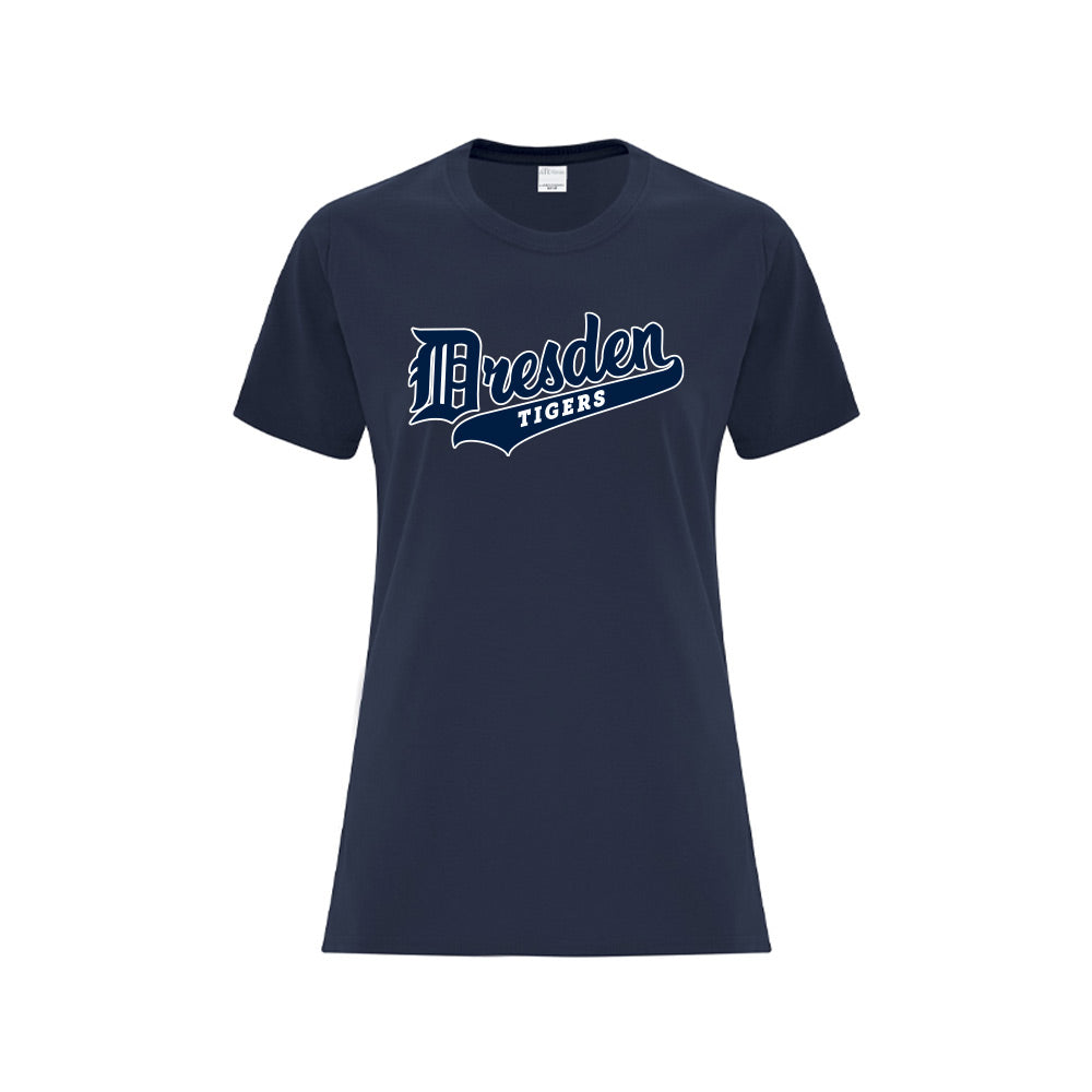 Dresden Minor Baseball Ladies' Cotton T-Shirt