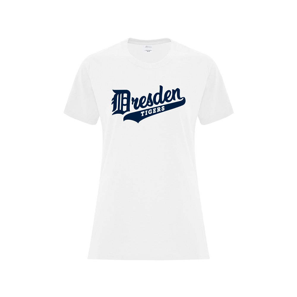 Dresden Minor Baseball Ladies' Cotton T-Shirt
