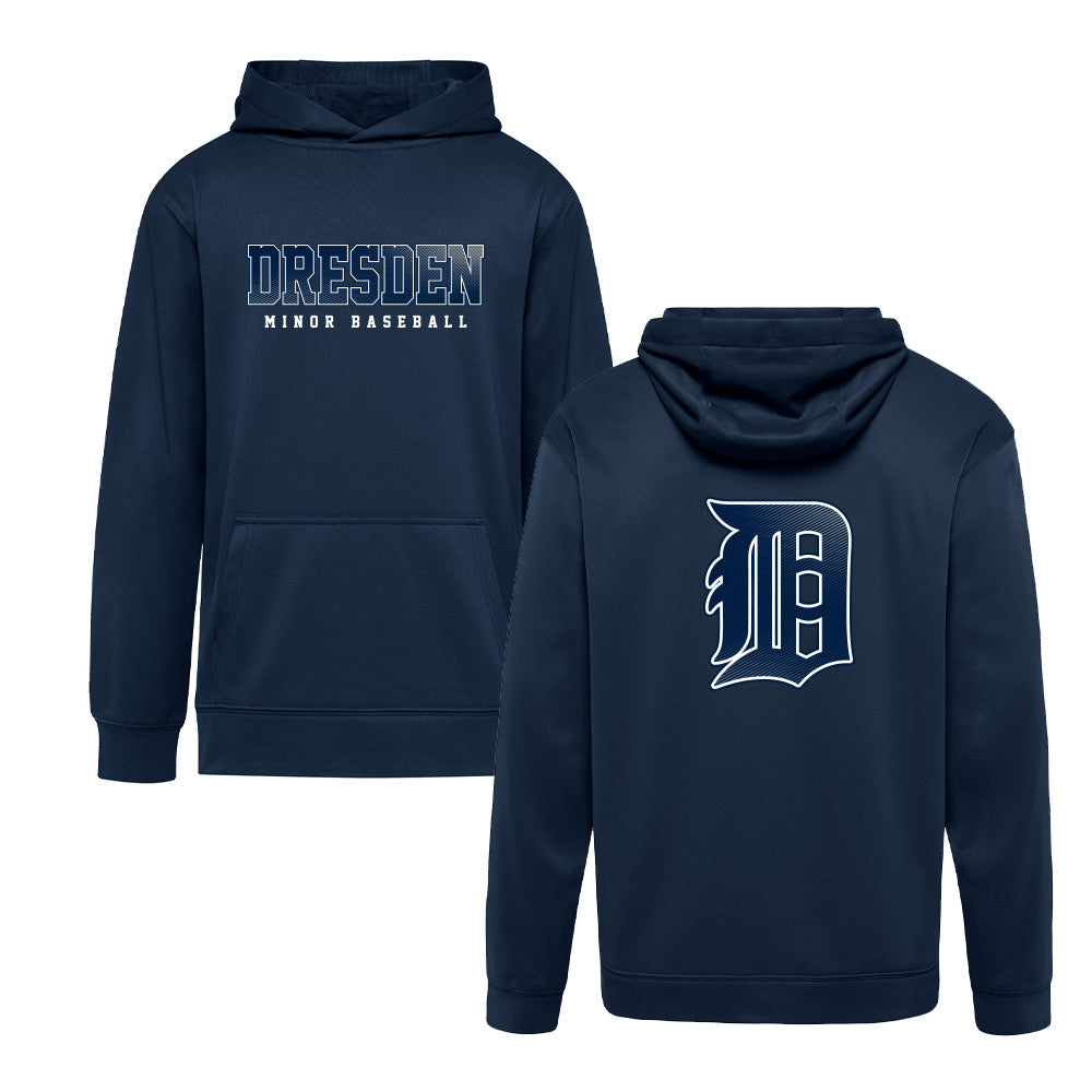 Dresden Minor Baseball Youth Performance Hoodie