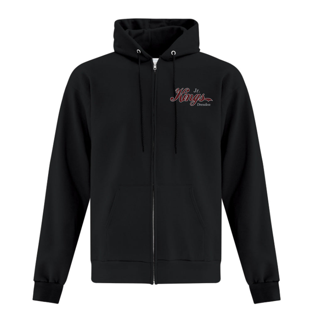 Dresden Minor Hockey Adult Fleece Full Zip Hooded Sweatshirt