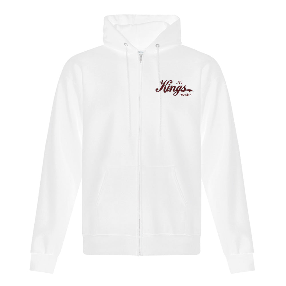 Dresden Minor Hockey Adult Fleece Full Zip Hooded Sweatshirt