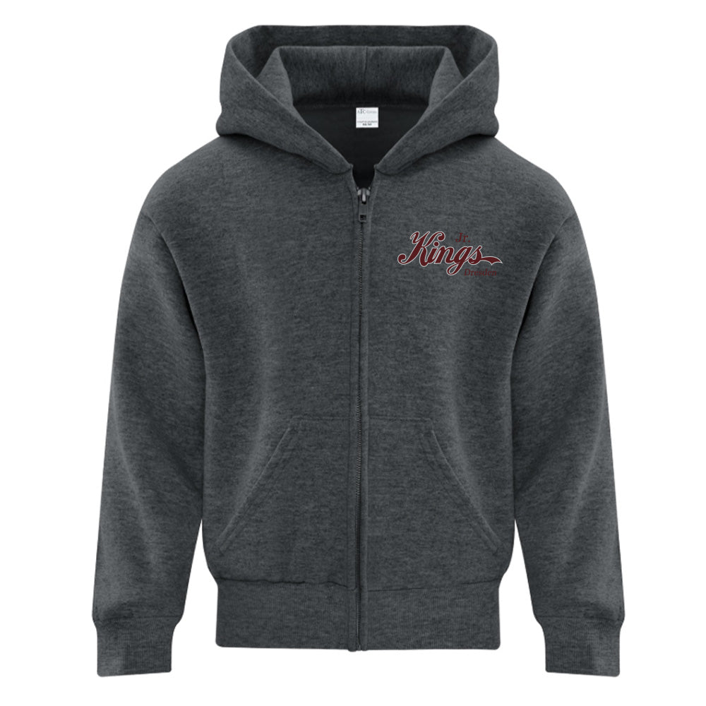 Dresden Minor Hockey Youth Fleece Full Zip Hooded Sweatshirt