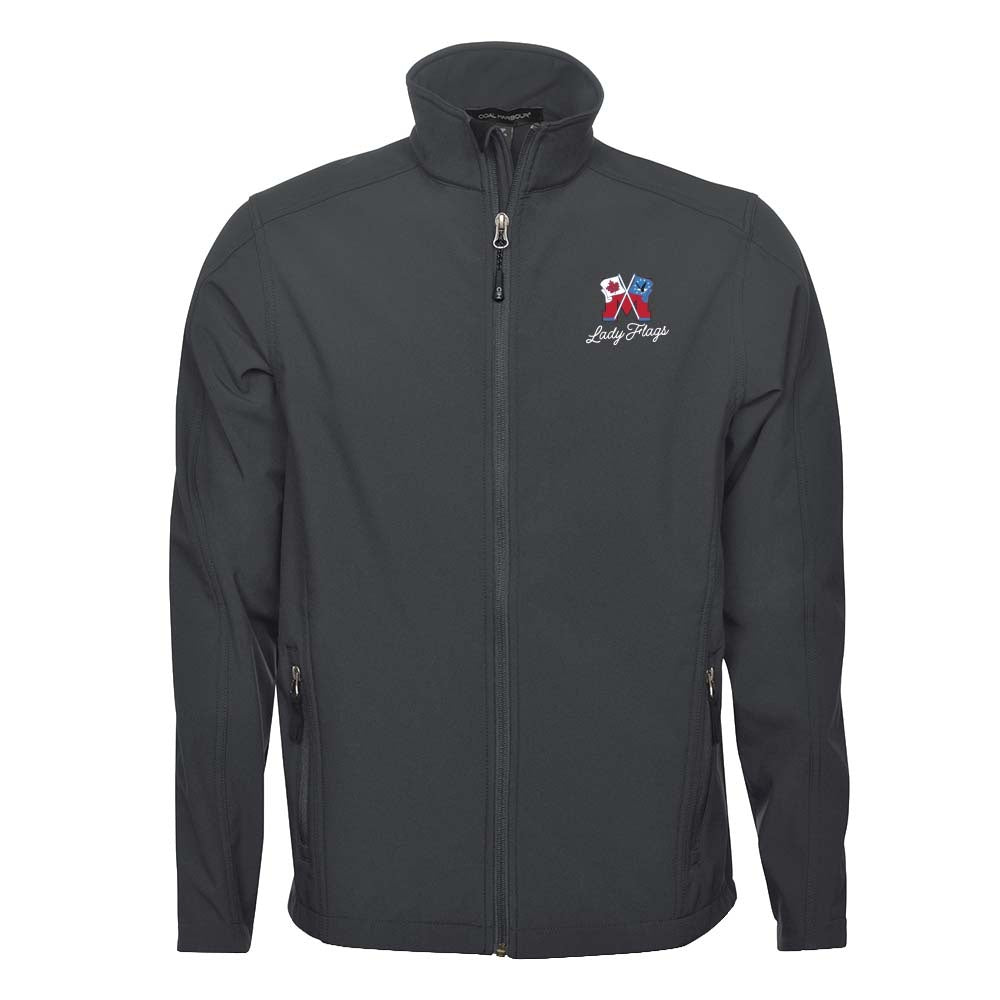 Mooretown Lady Flags Youth Water Repellent Soft Shell Jacket
