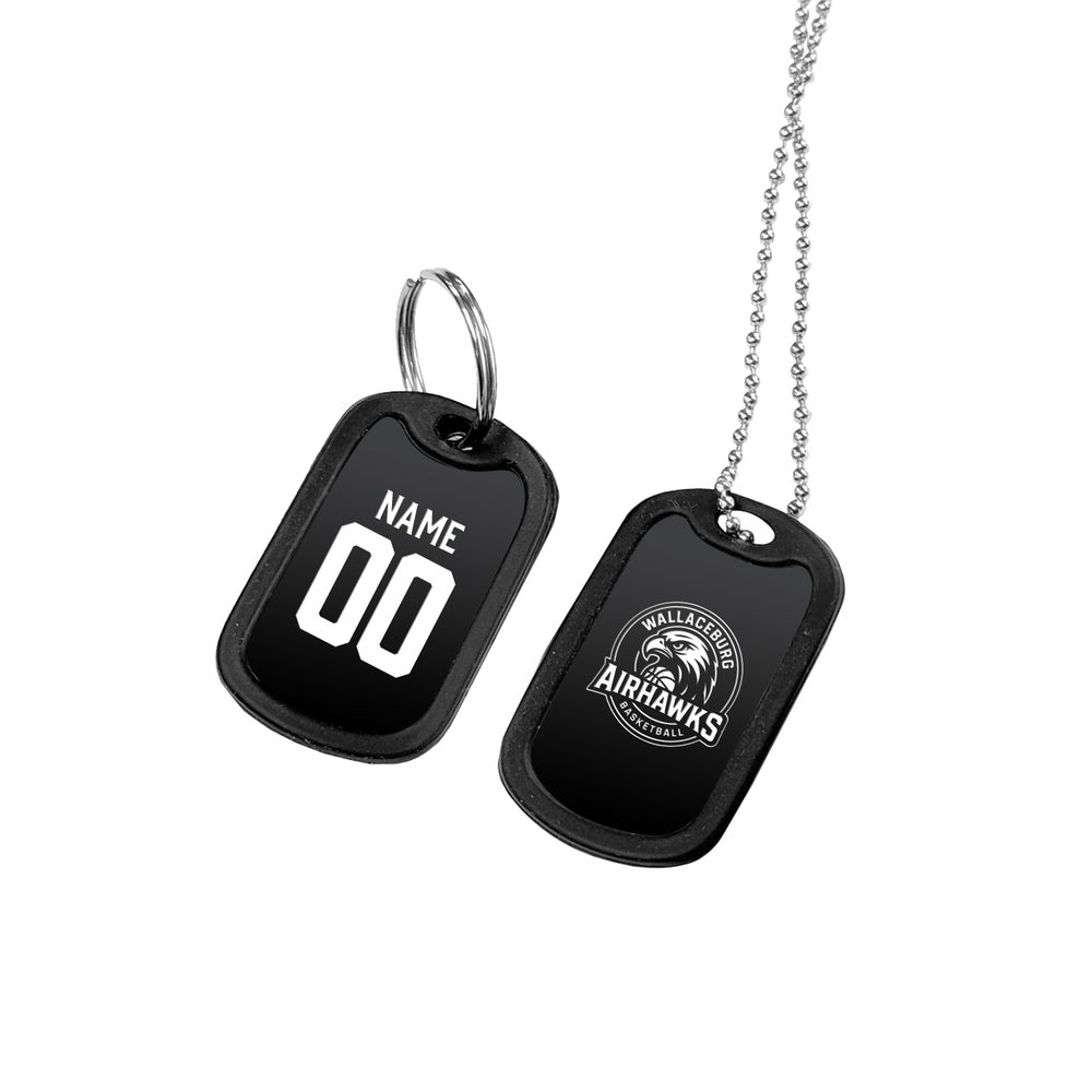 Wallaceburg Airhawks Custom Dog Tag