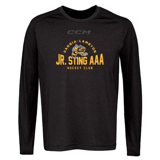 Sarnia-Lambton Jr Sting AAA Youth CCM Long Sleeve Training Tee