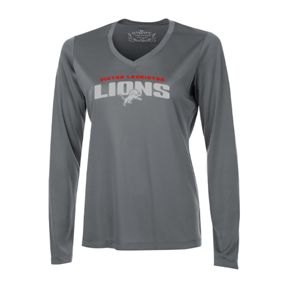 Victor Lauriston Ladies' Pro Team Long Sleeve V-Neck T-Shirt