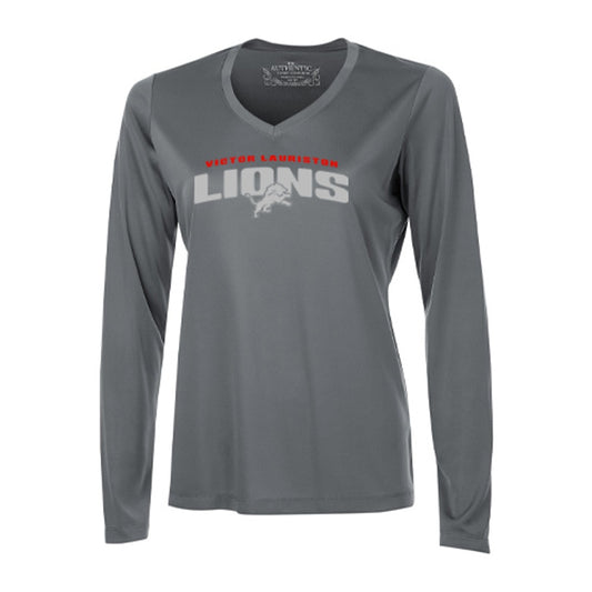 Victor Lauriston Ladies' Pro Team Long Sleeve V-Neck T-Shirt