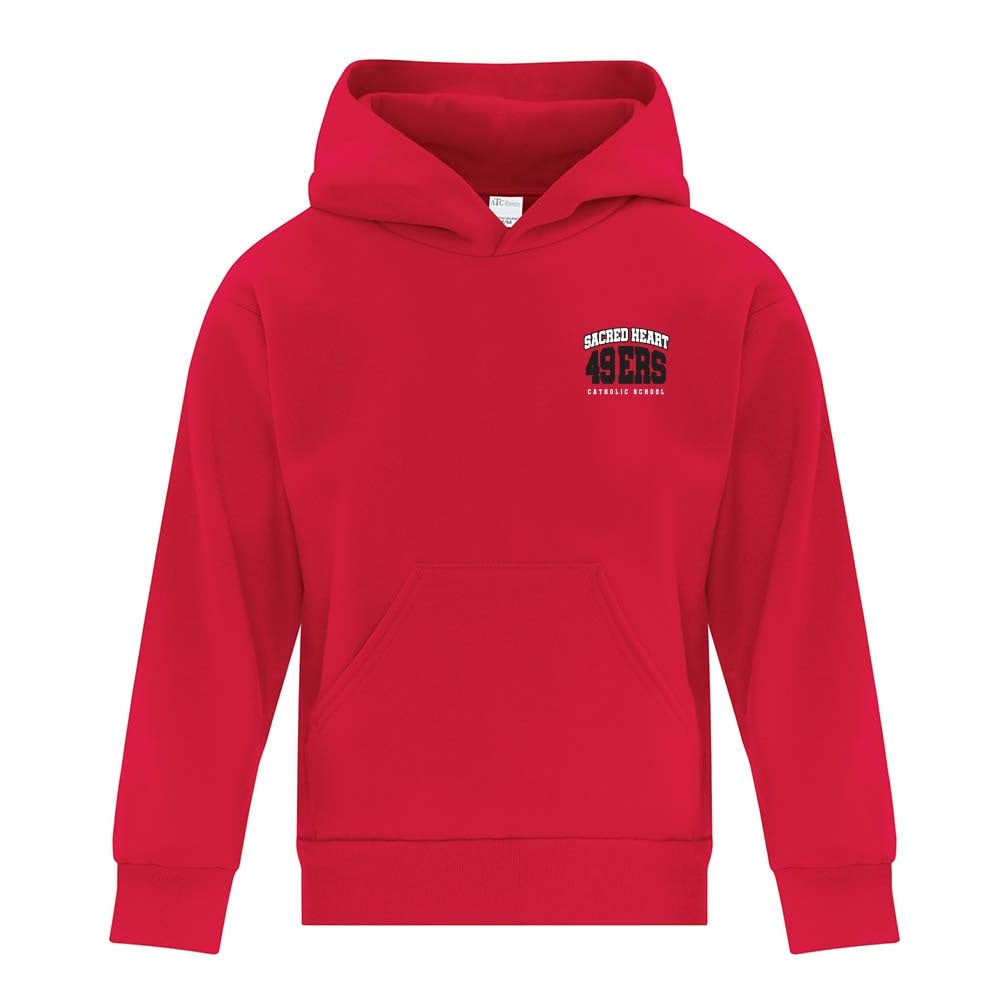 Sacred Heart Youth Fleece Hooded Sweatshirt