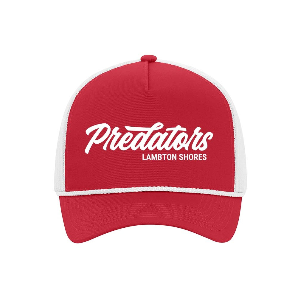 Lambton Shores Predators Cotton Twill 5-Panel Trucker Rope Cap