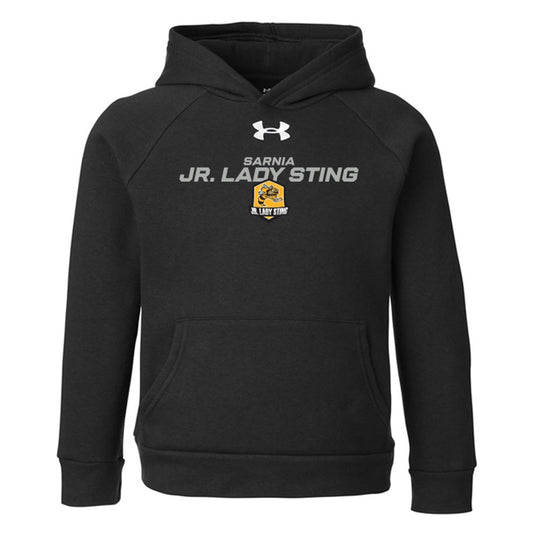 Jr Lady Sting Youth Under Armour Rival Fleece Hooded Sweatshirt