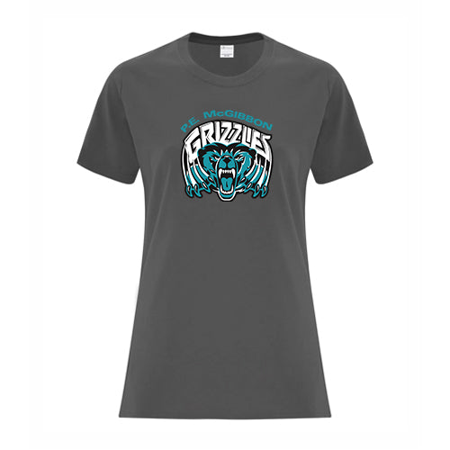 PE McGibbon Staff Ladies' Everyday Cotton T-Shirt