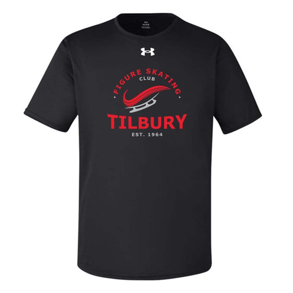 Tilbury Figure Skating Adult Under Armour Team Tech T-Shirt (Alt. Logo)