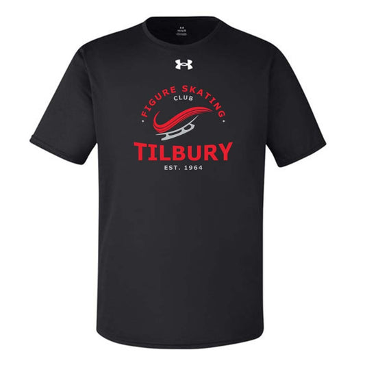 Tilbury Figure Skating Adult Under Armour Team Tech T-Shirt (Alt. Logo)